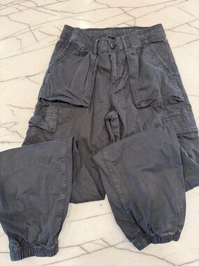 American Eagle Outfitters Black Cargo Jogger Pants